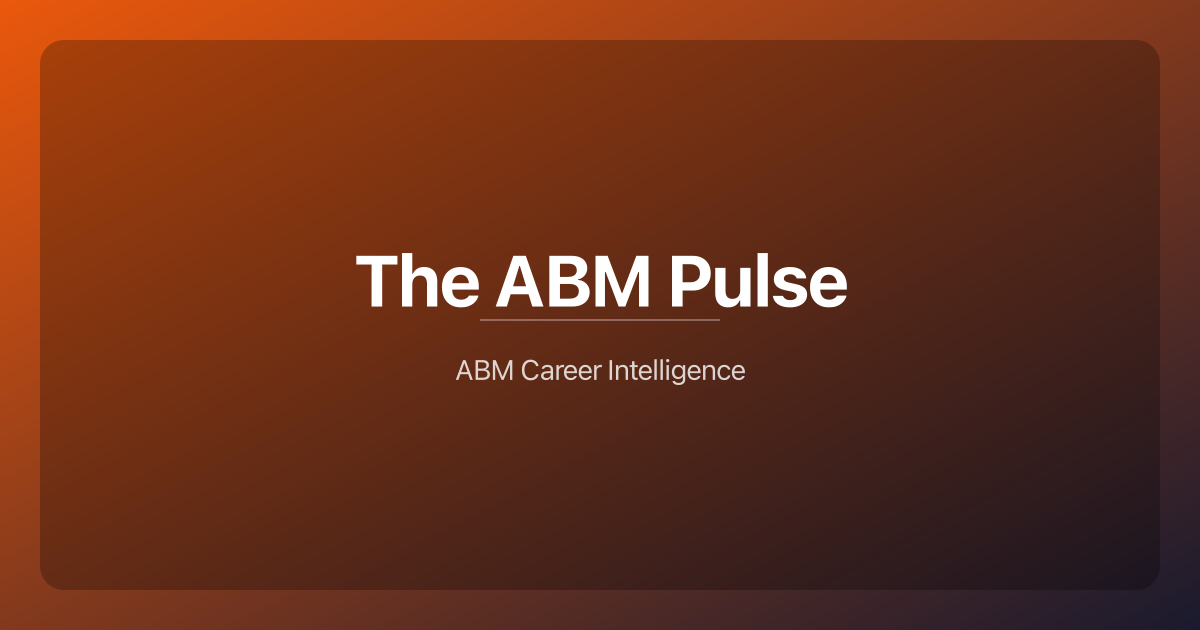 ABM Salary and Career Intelligence - The ABM Pulse